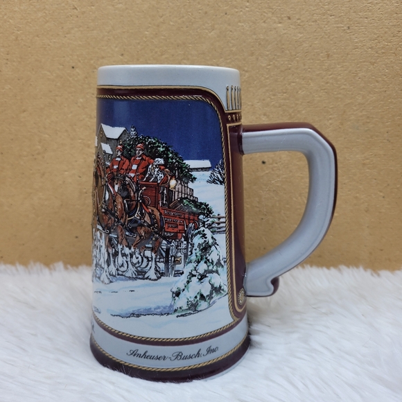 Budweiser Clydesdales Beer Stein Collector Series 1989 - Picture 3 of 6